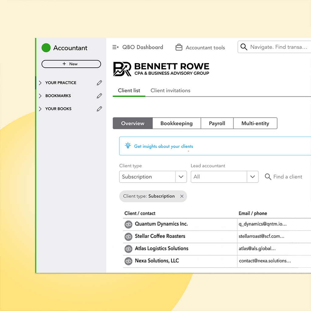 QuickBooks Online connector